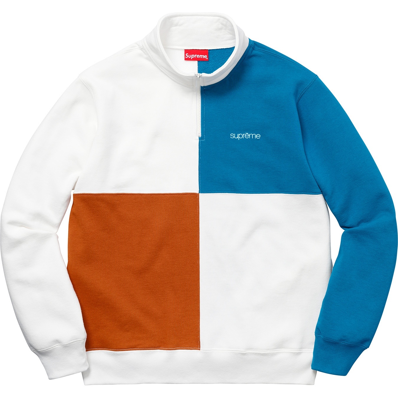 Color Blocked Half Zip Sweatshirt view 5